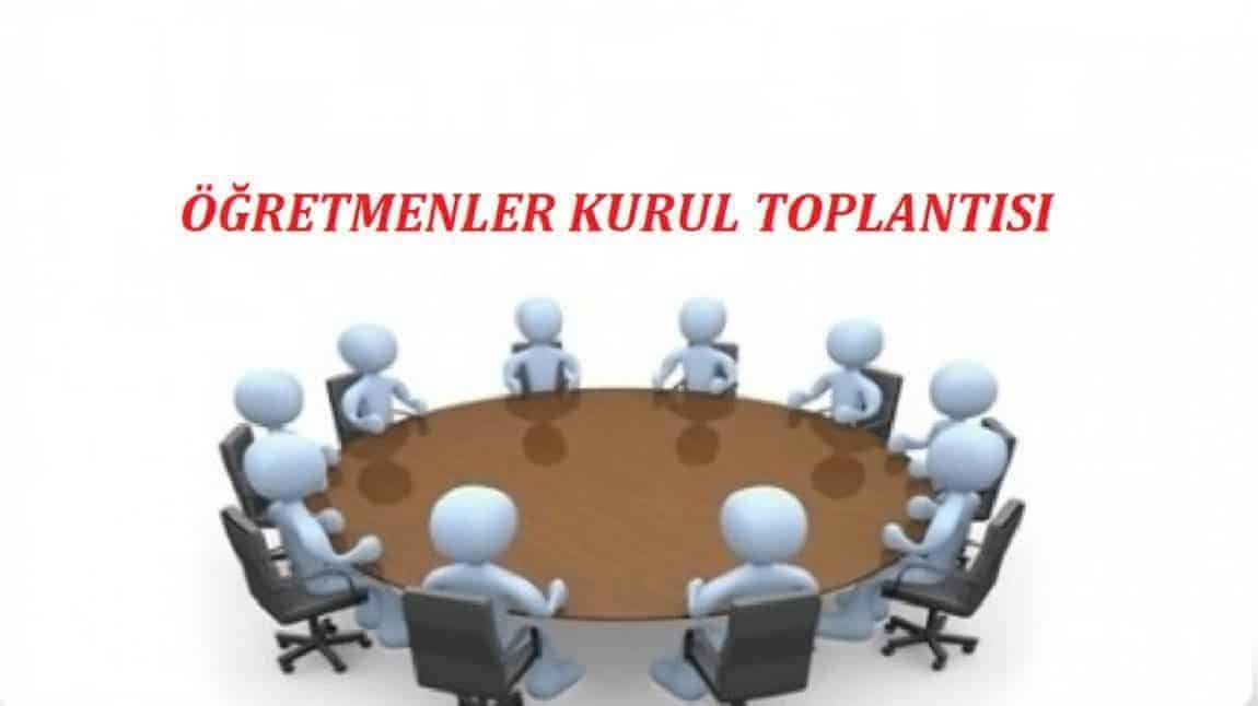 SENE SONU ÖĞRETMENLER KURULU TOPLANTISI YAPILDI